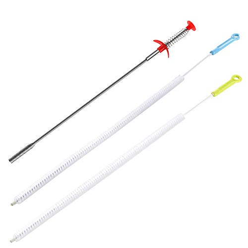 Senhai, 2 spazzole per la Pulizia dello Scarico, 71 cm, con 1 trivella a... - Ilgrandebazar