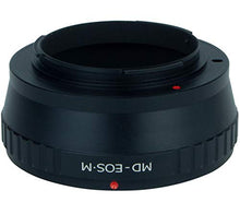 Carica l&#39;immagine nel visualizzatore di Gallery, Adattatore MD/EOS M per obiettivo Minolta MD a fotocamera Canon EOS M EF-M...