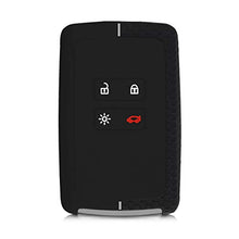 Carica l'immagine nel visualizzatore di Gallery, kwmobile Copri-Chiave Compatibile con Renault 4 Tasti Smart nero / grigio