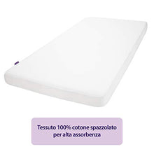 Carica l'immagine nel visualizzatore di Gallery, ClevaMama Coprimaterasso Lettino in Spugna Fodera Materasso 60x120 - Ilgrandebazar