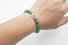 Carica l&#39;immagine nel visualizzatore di Gallery, Bracciale in Pietra Agata 8mm Yoga Reiki Healing Balancing Energy Hamsa Hand... - Ilgrandebazar