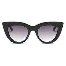 Carica l&#39;immagine nel visualizzatore di Gallery, kimorn Occhi Di Gatto Occhiali Da Sole Per Donna Cerniere In Nero&amp;fumo - Ilgrandebazar