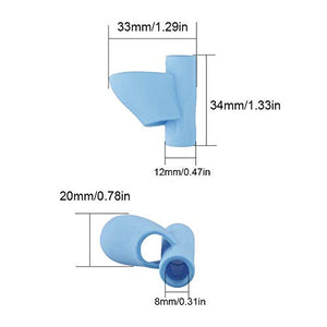 Aiuto Scrittura,Impugnature per Matita 8 pezzi Multicolor Silicone Souple...