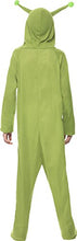 Carica l'immagine nel visualizzatore di Gallery, Smiffys Costume Alieno, Verde, comprende Tuta Intera con Cappuccio - Ilgrandebazar