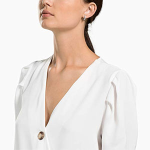 Swarovski Orecchini Stone, Cristallo Bianco, Rodiati, da Donna - Ilgrandebazar