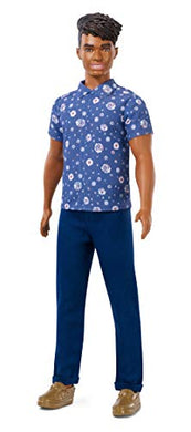 Barbie- Ken Fashionistas Bambola Afroamericana con Camicia Floreale, FXL61 - Ilgrandebazar