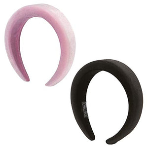 Folora Fasce per capelli imbottite in velluto 2 pezzi Moda accessori per... - Ilgrandebazar