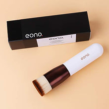 Carica l&#39;immagine nel visualizzatore di Gallery, Eono by Amazon - Pennello Fondotinta Piatto Kakuki per Trucco Viso bianca