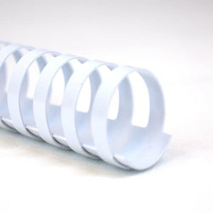 GBC Dorsi plastici 21A 6mm 100pz - Bianco - 4028193 6 mm