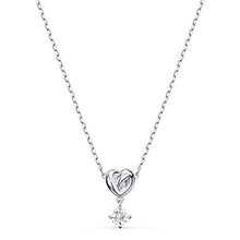 Carica l&#39;immagine nel visualizzatore di Gallery, Swarovski Collana con Ciondolo Donna Placcato_Oro Cristallo Rotonda - 5517928 - Ilgrandebazar