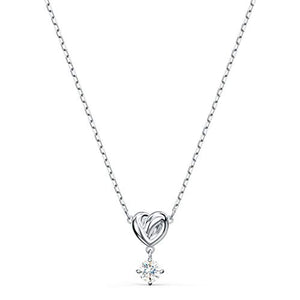 Swarovski Collana con Ciondolo Donna Placcato_Oro Cristallo Rotonda - 5517928 - Ilgrandebazar