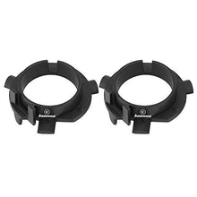 Carica l&#39;immagine nel visualizzatore di Gallery, 1 paio di adattatori per lampadine fari a LED H7 (nero). normal - Ilgrandebazar