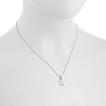 Carica l&#39;immagine nel visualizzatore di Gallery, butterfly Bambine Ragazze Catena Argento 925 Swarovski Elements Originali...