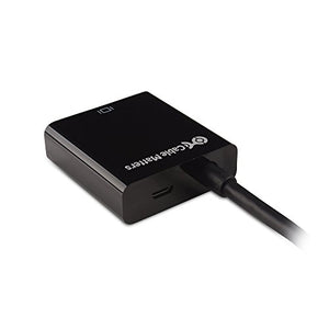 Cable Matters Adattatore da micro HDMI a VGA (convertitore Micro HDMI, Nero