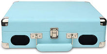 Carica l&#39;immagine nel visualizzatore di Gallery, DIGITNOW! Portatile Giradischi a 3 Velocità(33 1/3, 45 e 78 Giri), Stile Blue