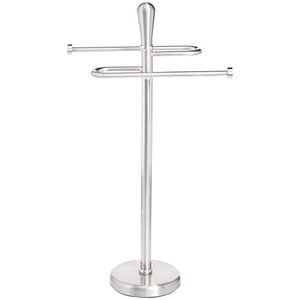 Set di accessori per il bagno in acciaio spazzolato della collezione... - Ilgrandebazar