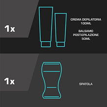 Carica l&#39;immagine nel visualizzatore di Gallery, Veet Men Kit Depilazione Intima per Pelle Sensibile, Crema Depilatoria da 100 ml e Balsamo Post Depilazione da 50 ml