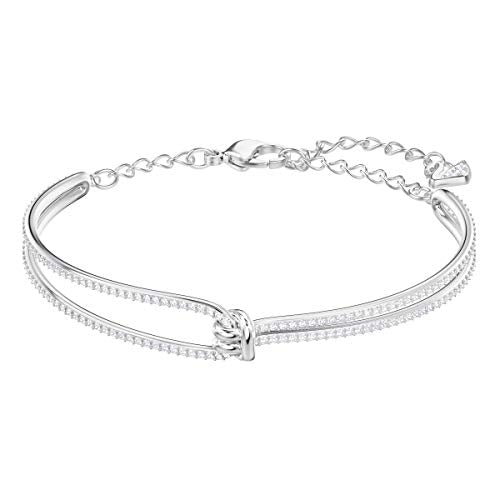 Swarovski Bangle Lifelong, Cristallo Bianco, Rodiato, da Donna - Ilgrandebazar