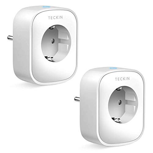 Presa Smart WiFi Intelligente TECKIN Spina Energy Monitor, 2 packa