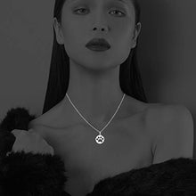 Carica l'immagine nel visualizzatore di Gallery, SIMPLOVE Collana da Donna in Argento Sterling 925, con Ciondolo a Forma di...
