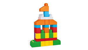 MEGA bloks First Builders Sacca Ecologica, Colore Blu, 150 Pezzi, FVJ49 - Ilgrandebazar