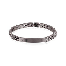 Carica l&#39;immagine nel visualizzatore di Gallery, Gioiello BREIL collezione BLACK DIAMOND, BRACCIALE da UOMO in ACCIAIO... - Ilgrandebazar