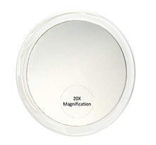Carica l&#39;immagine nel visualizzatore di Gallery, 20 x specchio d&#39;ingrandimento con 3 ventose, uso per applicazione trucco,...