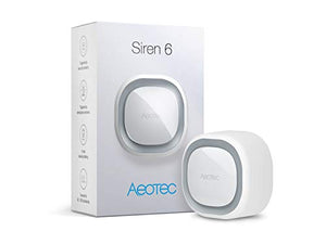 Aeotec Z-Wave Siren 6, Altoparlante di Sicurezza e con Plus... - Ilgrandebazar