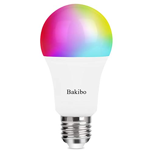 bakibo Lampadina Wifi Intelligente Led Smart Dimmerabile 9W 1000Lm, E27...