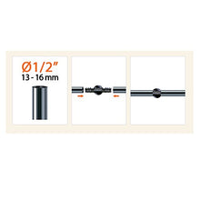 Carica l&#39;immagine nel visualizzatore di Gallery, Claber 7806025 Accessori Rainjet Goccia 4 Raccordi Prolunga