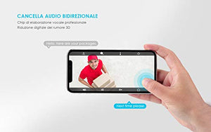 ieGeek Telecamera di Sorveglianza 1080P WiFi Esterno con Antenna...