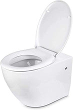 Carica l'immagine nel visualizzatore di Gallery, Amzdeal Copriwater, Sedile WC Universale con Chiusura Ammortizzata, Slow...
