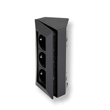 Carica l&#39;immagine nel visualizzatore di Gallery, Presa angolare con 2 prese Schuko, 2 uscite USB per cucina, ufficio,...