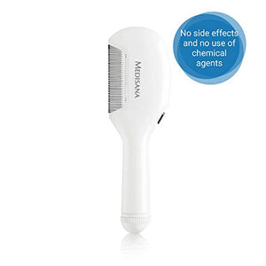 Medisana 41017 LC 860 Pettine per Pidocchi Elettrico, un Cuoio Bianco - Ilgrandebazar