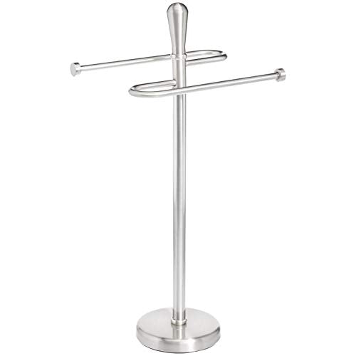 Set di accessori per il bagno in acciaio spazzolato della collezione... - Ilgrandebazar
