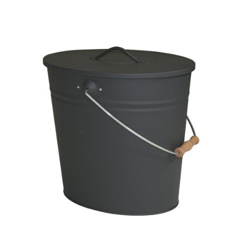 Kamino-Flam 333257 Contenitore per Carbone con Manico e Coperchio, Metallo,... - Ilgrandebazar