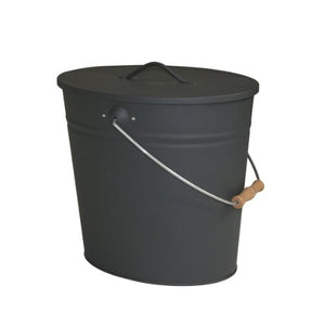 Kamino-Flam 333257 Contenitore per Carbone con Manico e Coperchio, Metallo,... - Ilgrandebazar