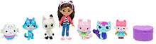 Carica l'immagine nel visualizzatore di Gallery, Gabby's Dollhouse, Confezione deluxe con Gabby e gattini, 7 personaggi di Gabby, giochi per bambini dai 3 anni in su