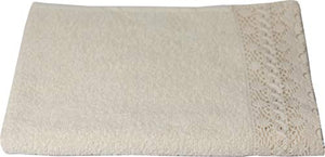 KISENE' Set Bagno Asciugamani 1+1 Spugna di Cotone 100% 1 Asciugamano Ecru - Ilgrandebazar