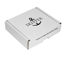 Carica l&#39;immagine nel visualizzatore di Gallery, Skipper 7990 - Bracciale da Surf in Acciaio Inox, con Nodi, Colore: Blu Scuro