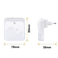 Carica l&#39;immagine nel visualizzatore di Gallery, Luce Notturna LED, Plug-and-Play regolabile Lampada notturna con sensore di... - Ilgrandebazar