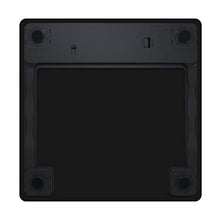 Carica l'immagine nel visualizzatore di Gallery, Bilancia Pesapersone elettronica digitale da bagno, piattaforma 28x28cm portata 180KG display retroilluminato controllo del peso (nera)