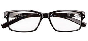 Eyekepper Occhiali da Lettura Vintage Cerniere a molla Uomo +0.50, Nero - Ilgrandebazar