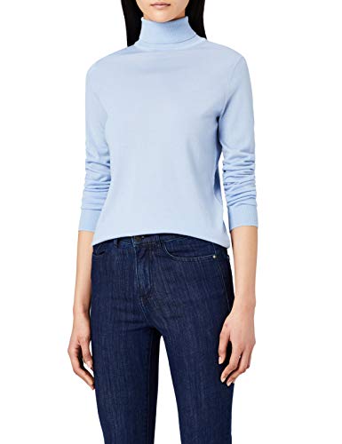 Marchio Amazon - MERAKI Pullover Lana Merino Donna Collo Alto - Ilgrandebazar