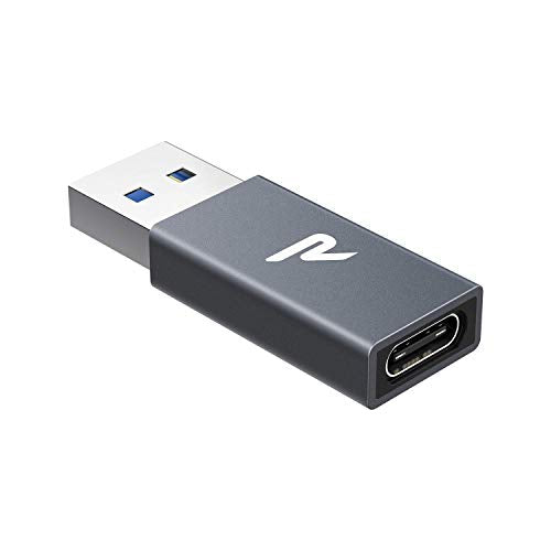 RAMPOW Adattatore USB C a 3.0, C Femmina a Grigio Siderale