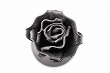 Carica l&#39;immagine nel visualizzatore di Gallery, Rosa Eterna fatta di Ferro Battuto Nero - Forgiata a Mano - Regalo San... - Ilgrandebazar