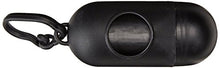 Carica l'immagine nel visualizzatore di Gallery, AmazonBasics - Sacchetti per bisogni dei cani, con dispenser e clip per guinzaglio,300 unità
