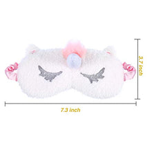Carica l&#39;immagine nel visualizzatore di Gallery, 2 Pezzi Unicorno Maschera per Dormire Carino Benda Copertina per... - Ilgrandebazar