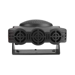Wissec 12V Allestimenti Interni Riscaldamento Portatile per Auto Ventola Nero