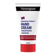 Carica l&#39;immagine nel visualizzatore di Gallery, Neutrogena Formula Norvegese, Crema Mani Concentrata con Glicerina, Idrata Mani Secche per 24 Ore, Senza Profumo, 75 ml